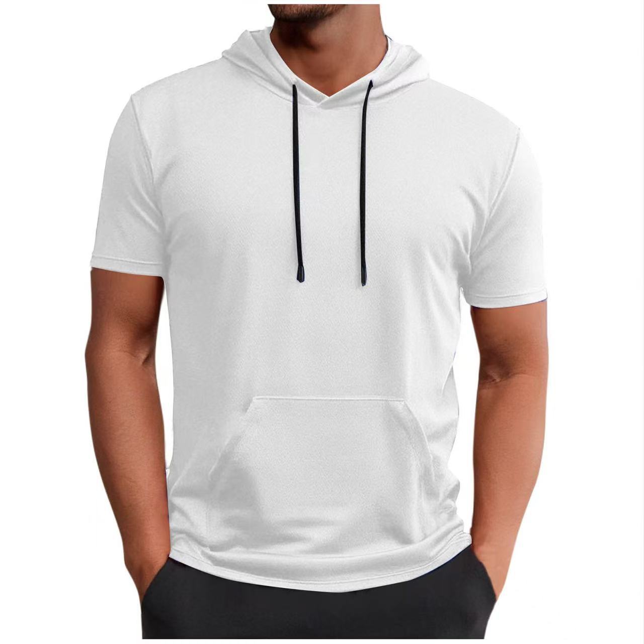 Men's short-sleeved hoodie