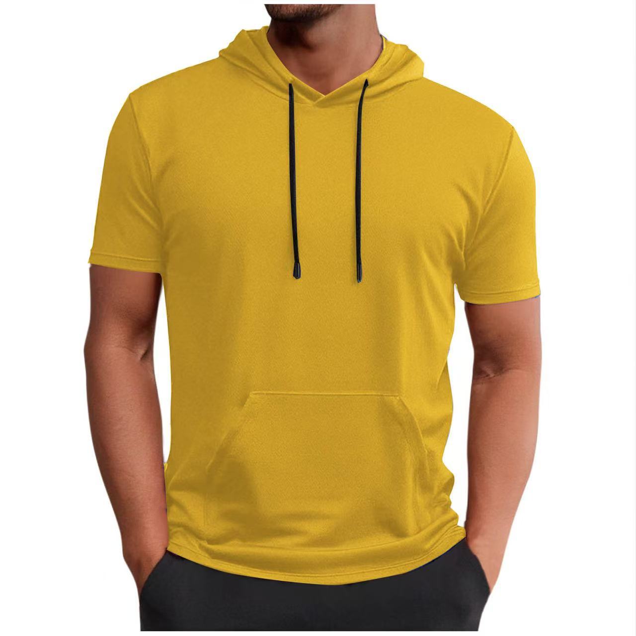 Men's short-sleeved hoodie