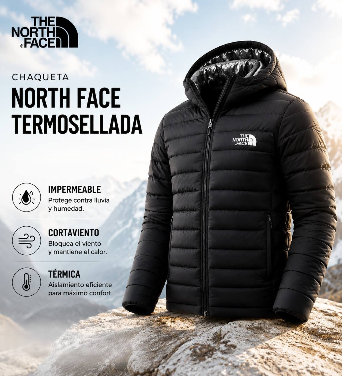Chaqueta 100% impermeable