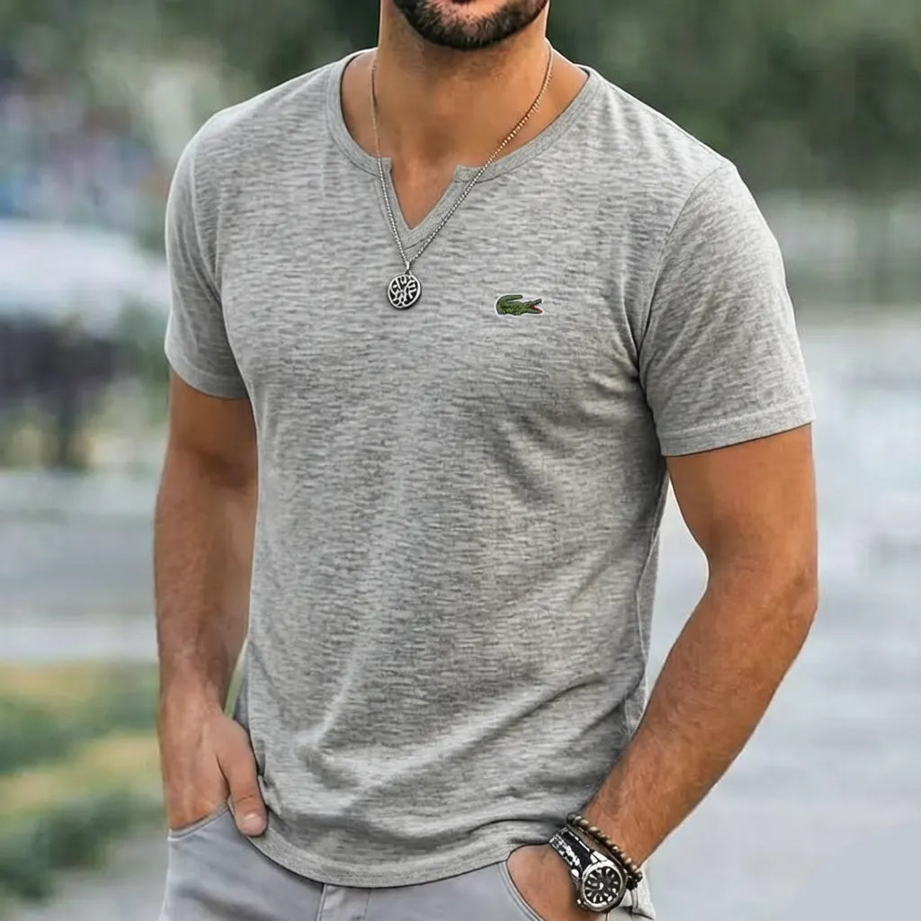 Everyday Linen V-Neck Tee