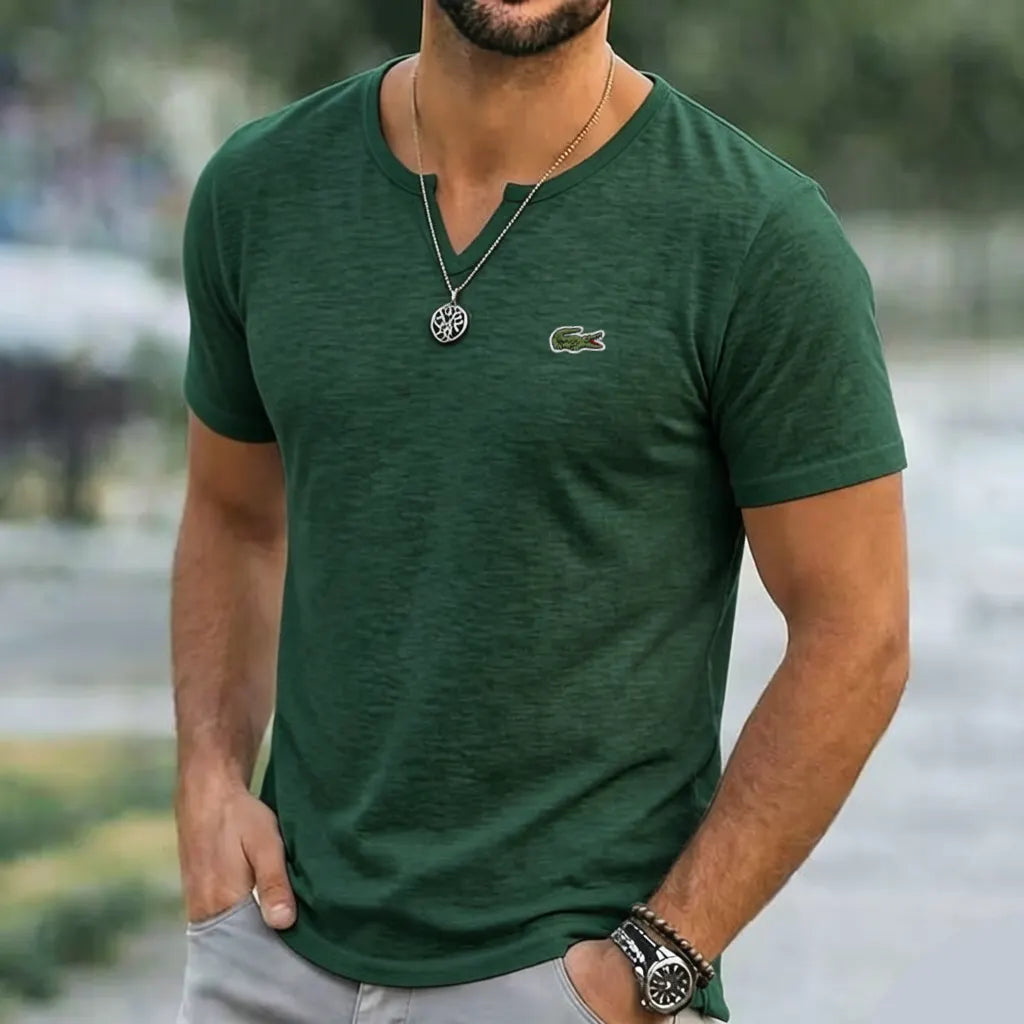 Everyday Linen V-Neck Tee