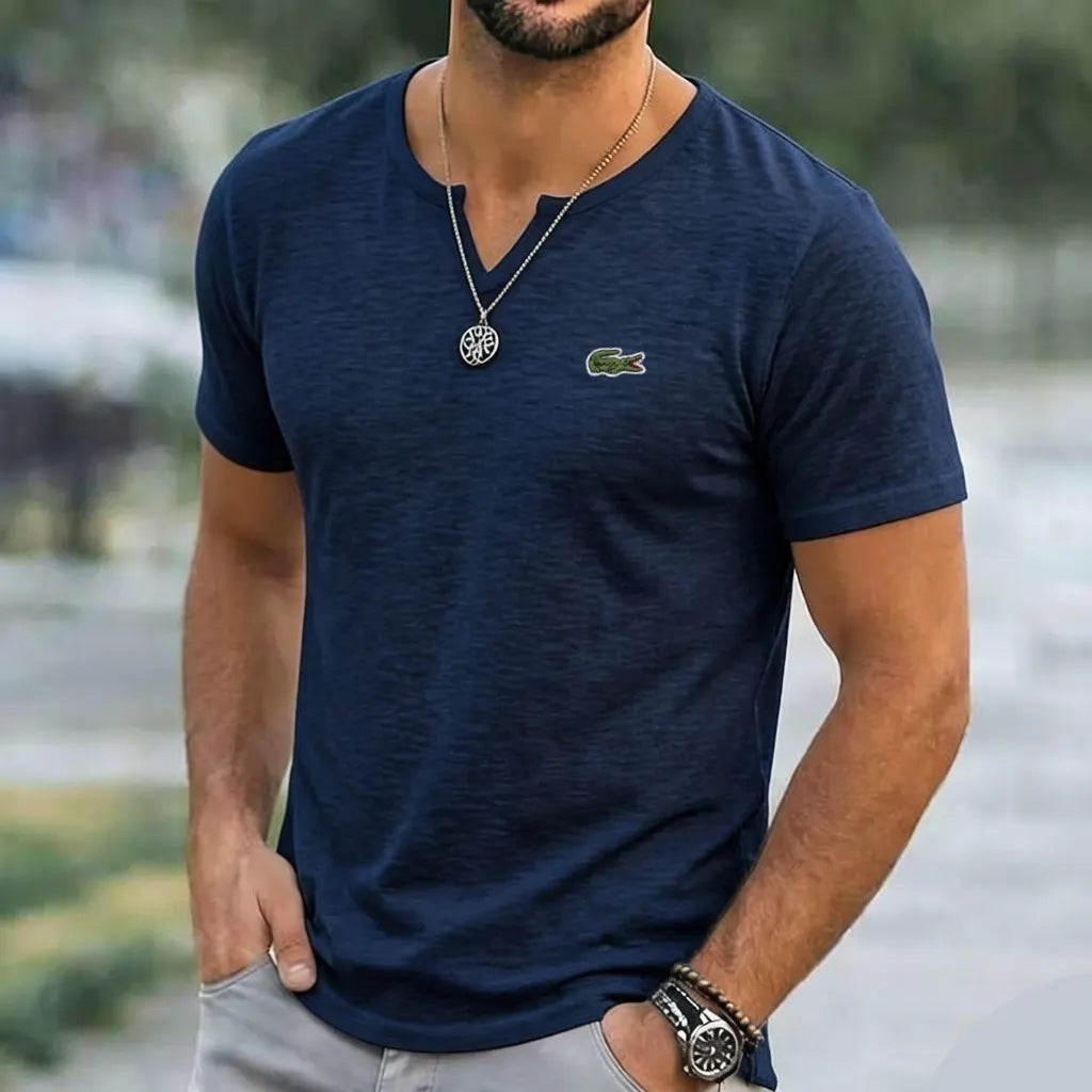 Everyday Linen V-Neck Tee