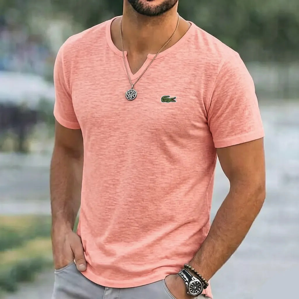 Everyday Linen V-Neck Tee
