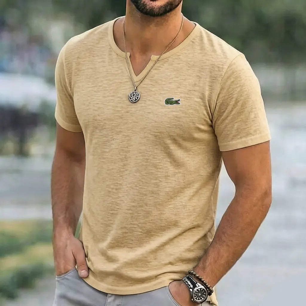 Everyday Linen V-Neck Tee
