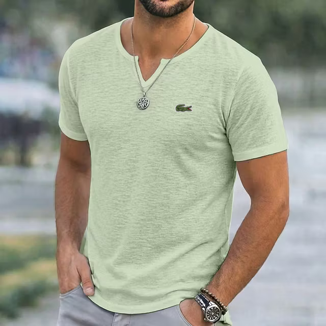 Everyday Linen V-Neck Tee