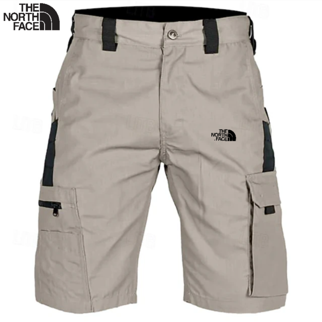 Functional Multi-Pocket Zip-Detail Cropped Shorts