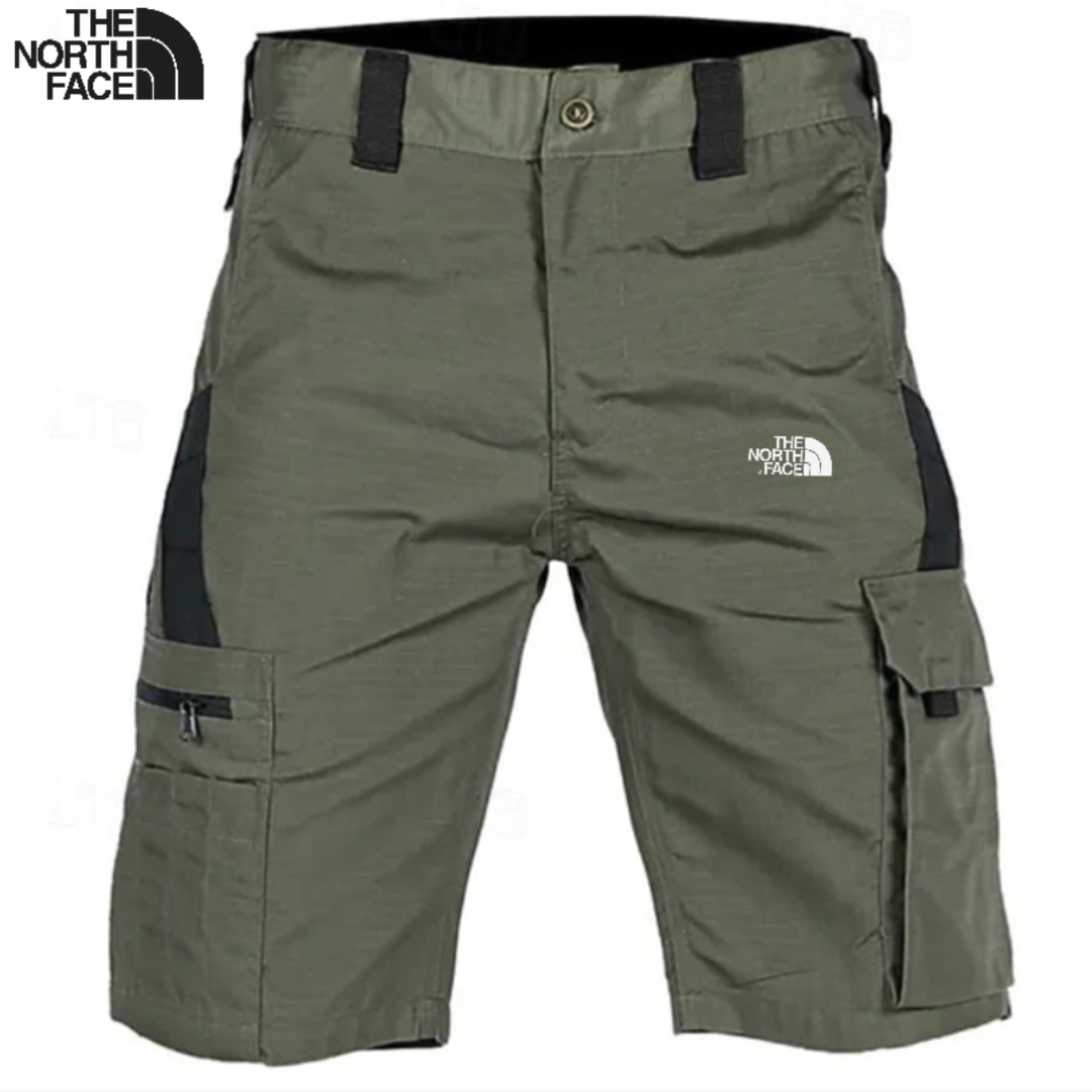 Functional Multi-Pocket Zip-Detail Cropped Shorts